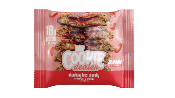 Raw My Cookie Dealer 113 g 12 Paquete Strawberry Toaster