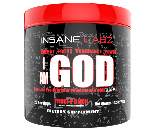 Insane Labz I Am God 25 Porciones Fruit Punch