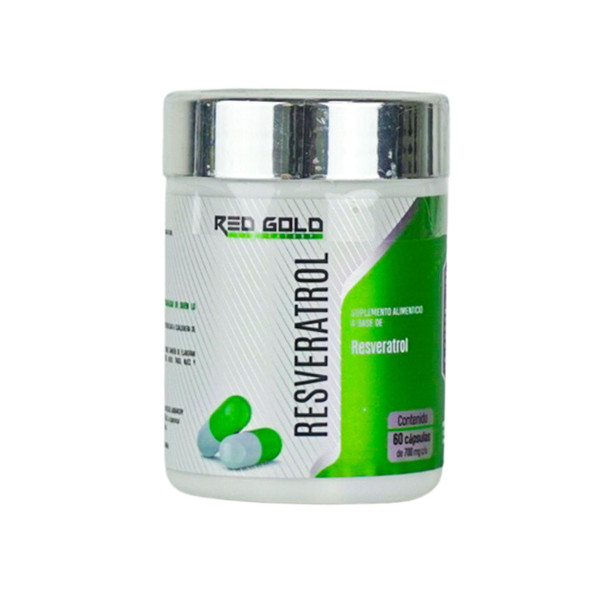 Red Gold Resveratrol 60 Cápsulas