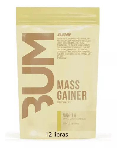 Raw Cbum Ganador de Masa 12 Libras Vainilla