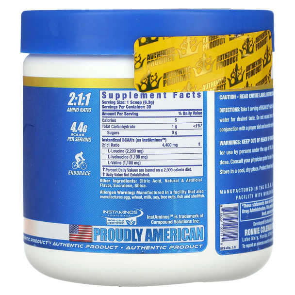 Ronnie BCAA Xs 30 Porciones Lemonberry Gummies