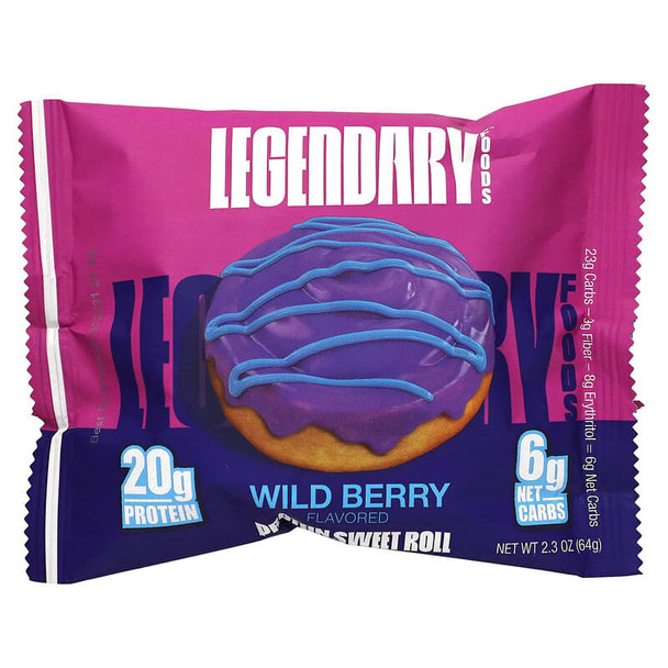 Legendary Sweet Rolls 8 Paquete Wild Berry