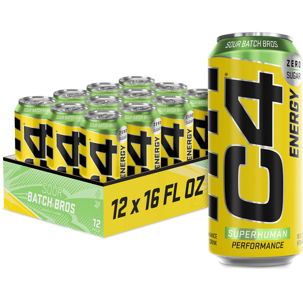 Cellucor C4 Energy Shot 12Pk Sour Bath Bros