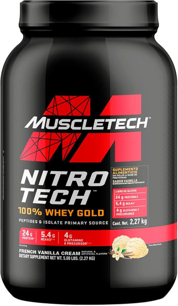 Muscle Tech Nitro Tech Whey Protein 2 Libras Vainilla Performance