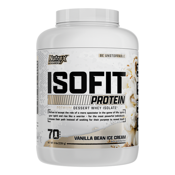 Nutrex Research Isofit 5 Libras Vainilla Bean Ice Cream 342