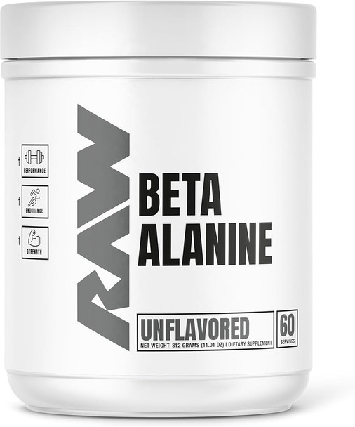 Raw Beta Alanine sin Sabor 60 Porciones