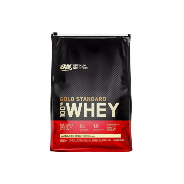 Optimum Nutrition 100 Whey Gold Std 10 Libras Vainilla