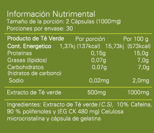 Alpha Te Verde 60 Cápsulas