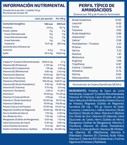 Nst Creapure Whey Protein 5Lbs Vainilla