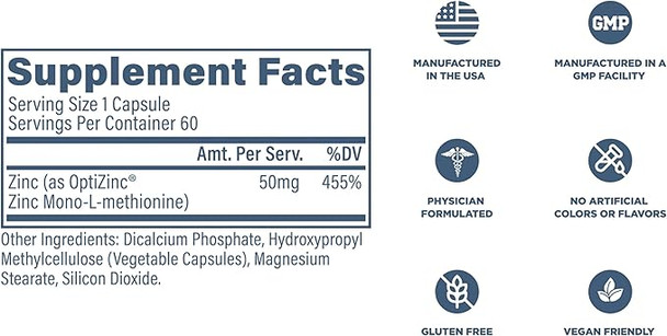 Rev Optizinc Essential Mineral 60 Cápsulas