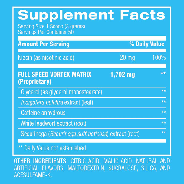 Bpi Sports 1 M R Vortex Pre - Entreno Training 50 Porciones Snow Cone