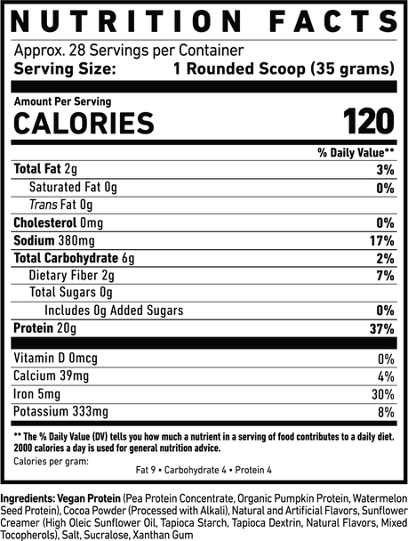 Ghost Vegan Protein 2 lb Chocolate Cereal Milk