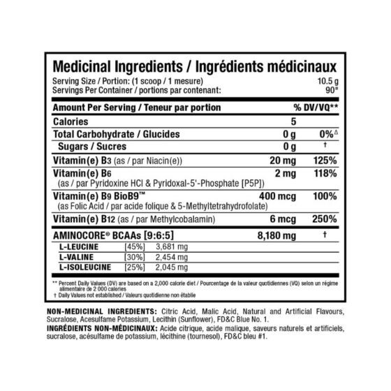 Allmax Amino Core Nutritionals 30 Porciones White Grape