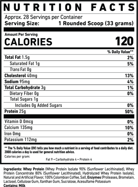 Ghost Whey Protein 2 lb Coffee Ice Cream