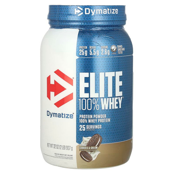 Dymatize Elite Whey Proteina 5 Libras Cookies Cream