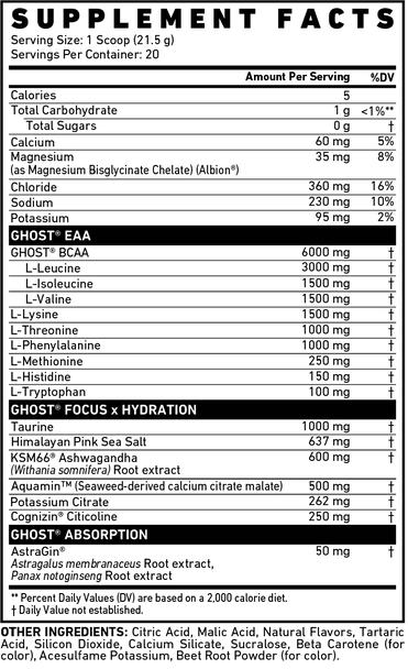 Ghost Intra 20 Porciones Blue Raspberry