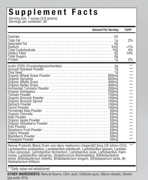 Rev Daily Greens 30 Porciones Fresh Berry