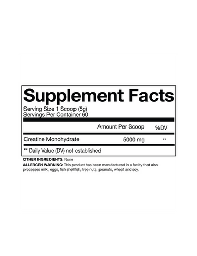 Nutrifitt Epic Creatina 60 Porciones sin Sabor