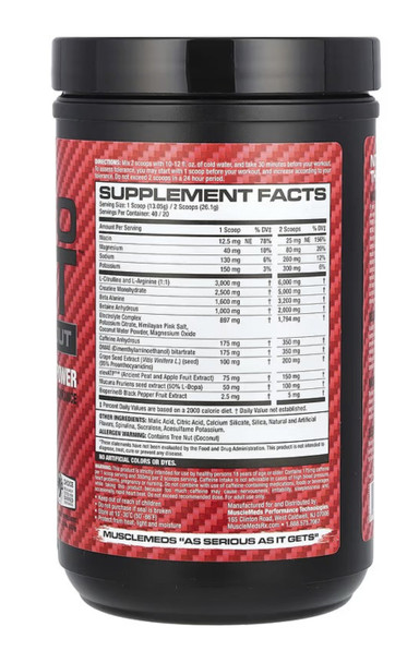 Mmd Nitro Lift Pre - Entreno 40 Ser Cherry Lime