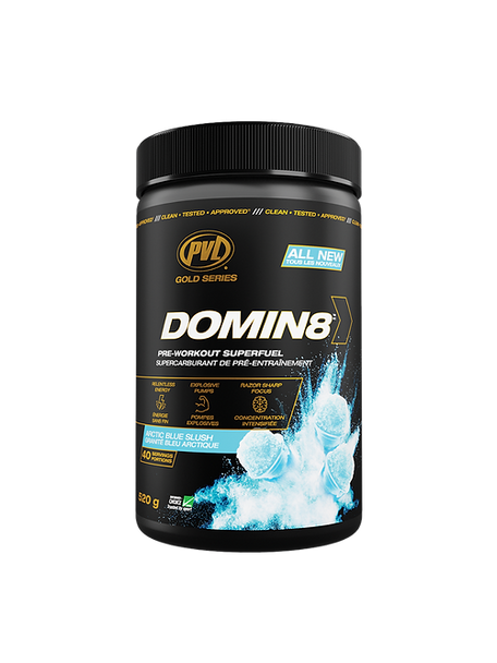 Pure Vita Labs Domin8 Pre - Entreno - (Artic Blue Slush)