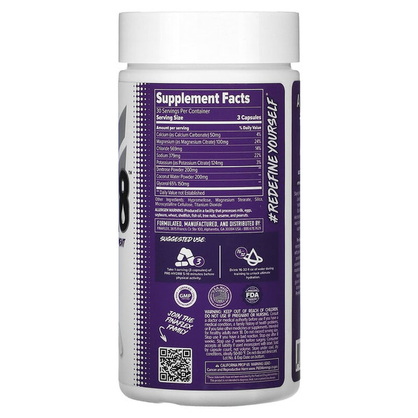 Finaflex Pre - Entreno Hydr8 90 Veggie Cápsulas 50