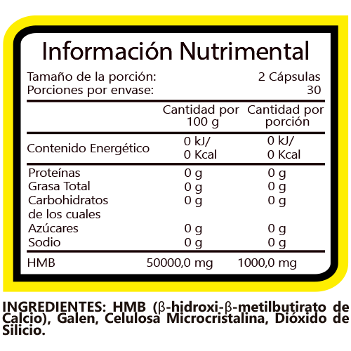 Bhp HMB 60 Cápsulas