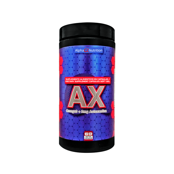 Alpha Ax Omega3 2Mg Astaxantina 60 Cápsulas 300Mgs