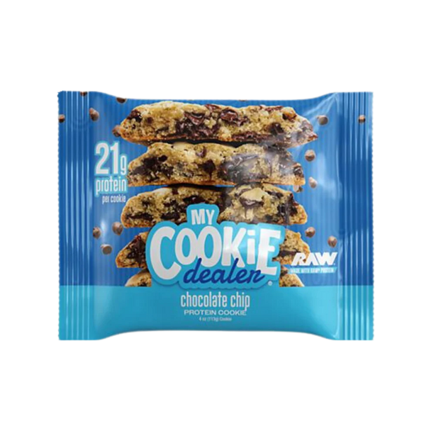 Raw My Cookie Dealer 113 g 12 Paquete Chocolate Chip