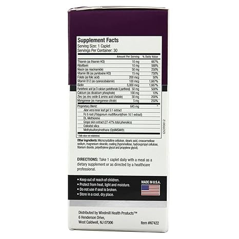 Whp Rejuvicare Hair Nail Formula 30Ct