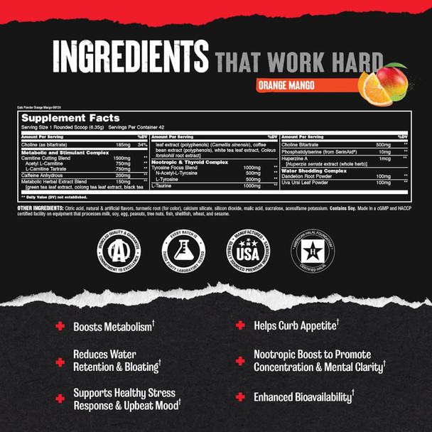 Universal Animal Cuts Powder 42 Porciones Orange Mango