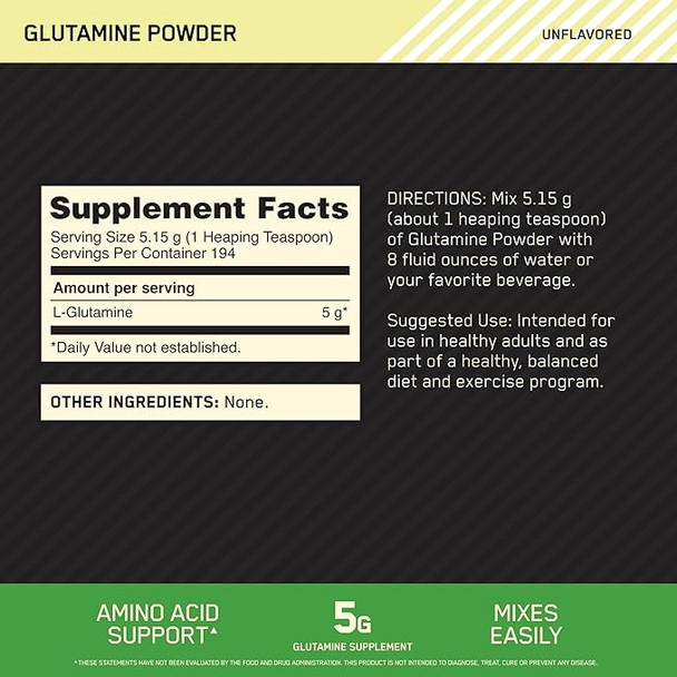 Optimum Nutrition Glutamine Powder 1000 Gr