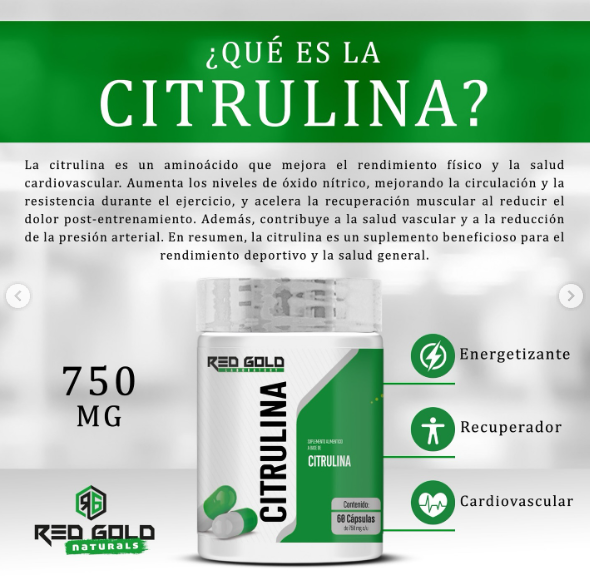 Red Gold Citrulina 60 Cápsulas