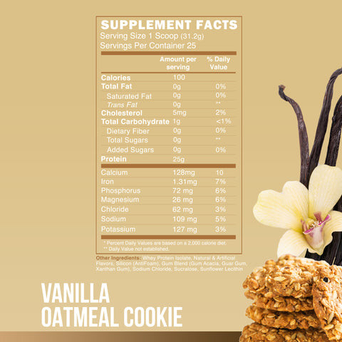 Raw Cbum Itholate 5 Libras Vainilla Oatmeal Cookie