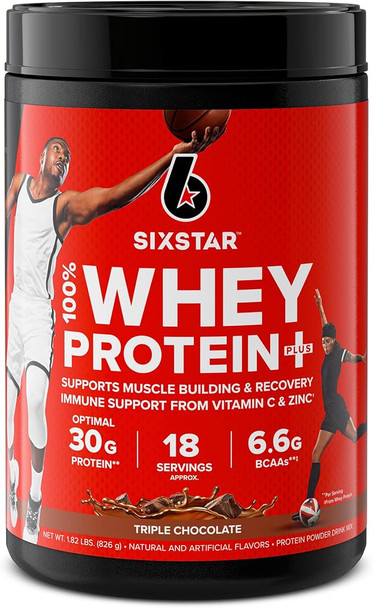 Muscle Tech Sixstar Casein Protein Plus 2 Libras Triple Chocolate