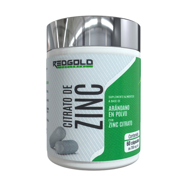 Red Gold Citrato de Zinc 60 Cápsulas