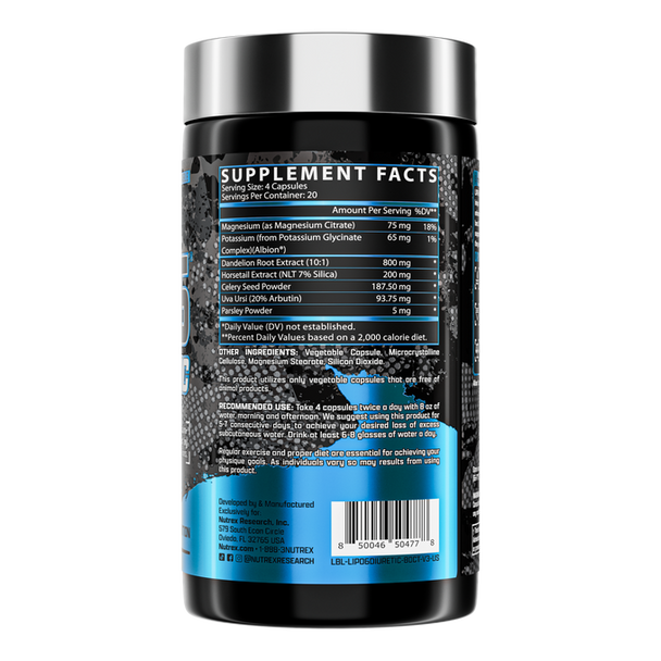 Nutrex Research Lipo 6 Black Diuretic 80 Unidades