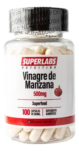 Superlabs Vinagre de Manzana 500Mg 100 Capsulas