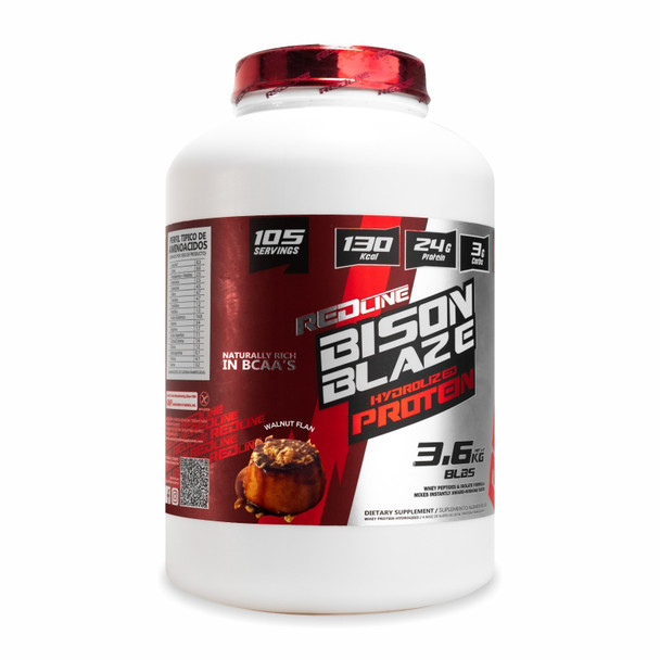 Red Line Bison Blaze Protein Hidrolizada 8 Libras Fresa Arandano