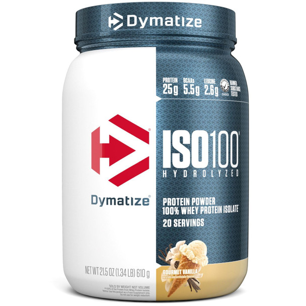 Dymatize Iso 100 1. 3 Libras 20 Porciones Vainilla Gourmet