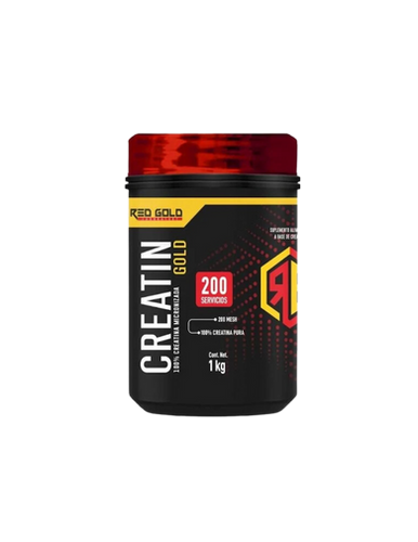 Red Gold Creatina Monohidratada 1Kg 200 Porciones