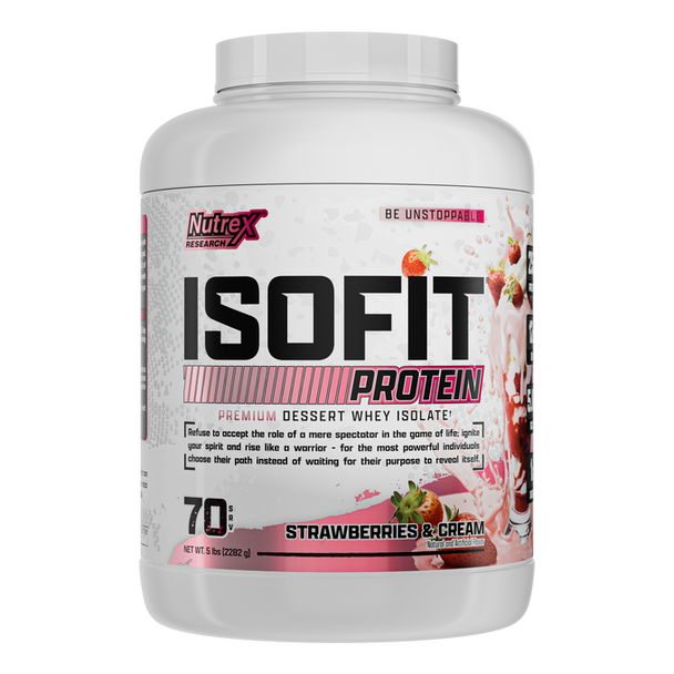 Nutrex Research Isofit 5 Libras Strawberry And Cream 342