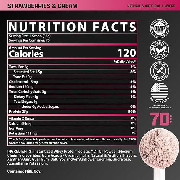 Nutrex Research Isofit 5 Libras Strawberry And Cream 342