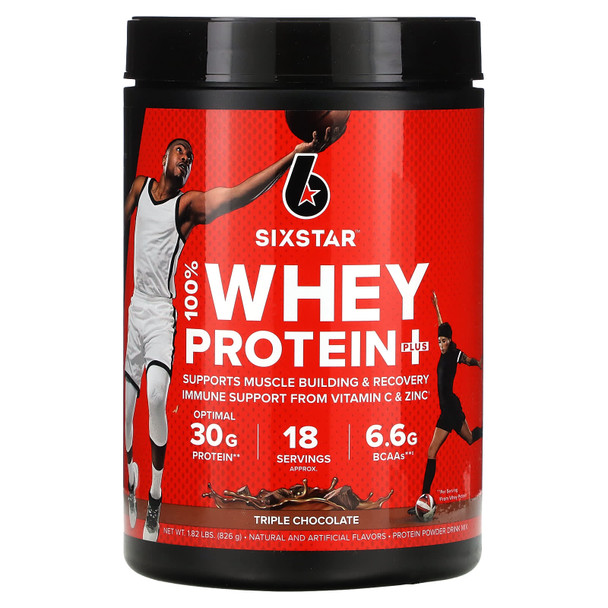 Muscle Tech Sixstar 100 Whey Protein Plus 1 82 Libras Triple Chocolate