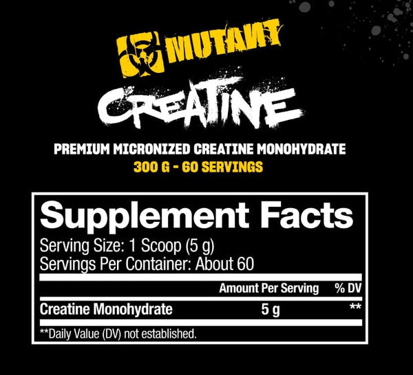 Mutant Creatina Monohydrate 300 Grs