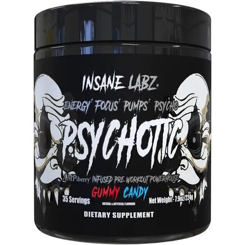 Insane Labz Psychotic Black 35 Porciones Gummy Candy