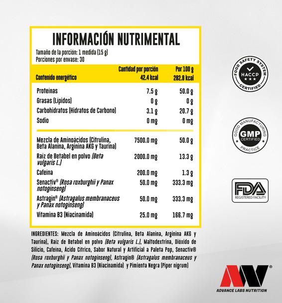 Advance Astra Nox Gomitas 450 Grs