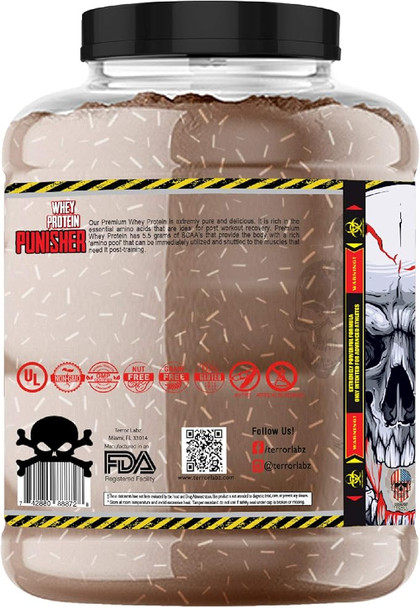 Terror Labz Whey Protein Punisher 5 Libras Chocolate