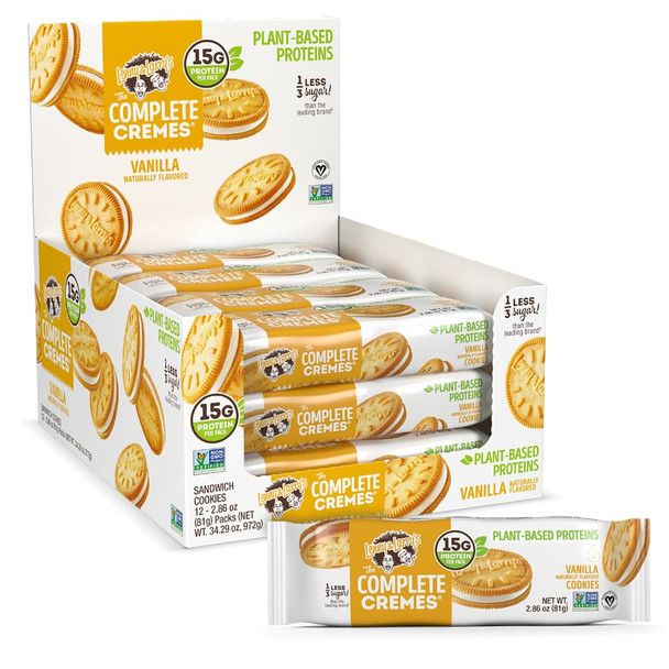 Lenny y Larry´S Complete Creme 12 Packs X 6 Cookies Vainilla