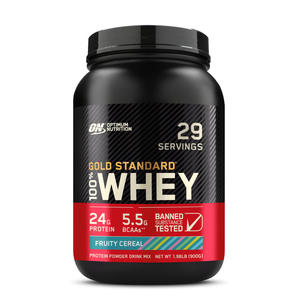 Optimum Nutrition 100 Whey Gold Std 1 98 Libras Fruity Cereal