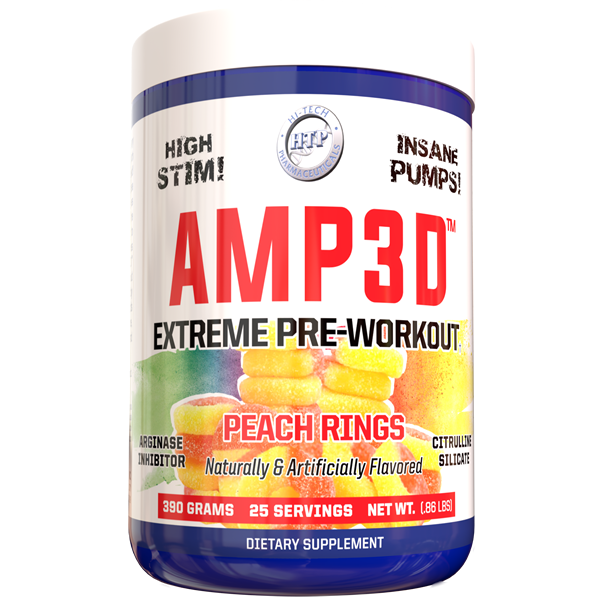 High Tech Pharma Amp3D 25 Porciones Peach Rings